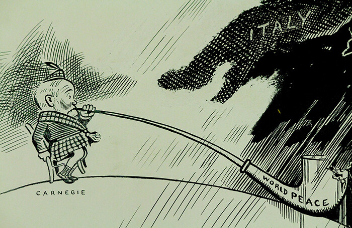 Cartoon by Art Young. Carnegie Council Archive