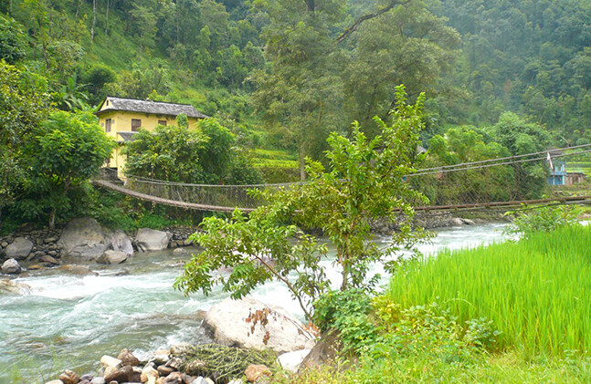 尼泊尔巴格隆县。照片由 Florian Krampe 提供