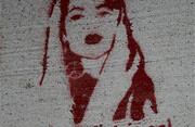 Pro-Bhutto graffiti in San Francisco. <br>Photo by <a href="http://flickr.com/photos/dav/2150774458/">Dav Yaginuma</a> (<a href="http://creativecommons.org/licenses/by-nc-sa/2.0/deed.en">CC</a>).