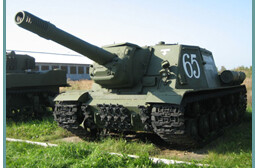 Kubinka Tank Museum, Russia. <br>CREDIT: <a href="http://ru.wikipedia.org/wiki/%D0%98%D0%B7%D0%BE%D0%B1%D1%80%D0%B0%D0%B6%D0%B5%D0%BD%D0%B8%D0%B5:Isu152_Kubinka.jpg" target=_blank">Russian Wikipedia</a>