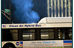 Next Stop: Cleaner Air. Photo by <a href="http://flickr.com/photos/swanksalot/437821749/" target=_blank>Seth Anderson</a>, <a href="http://creativecommons.org/licenses/by-nc-sa/2.0/deed.en" target=_blank">(CC)</a>