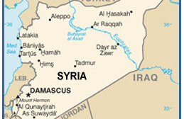 Map of Syria  (CIA Factbook)