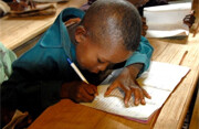 埃塞俄比亚的学校。由一线希望基金会提供。