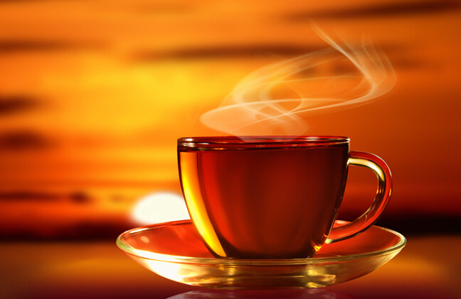 CREDIT: <a href="http://www.shutterstock.com/pic-100481503/stock-photo-cup-of-tea-at-sunset.html?src=mlFAkaHjPp2sKUR7V0k8MQ-5-73">Cup of Tea at Sunset</a> via Shutterstock