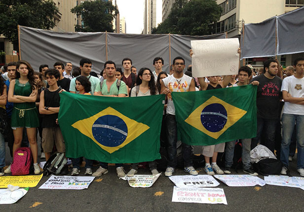 Rio Protesters. CREDIT: Devin Stewart