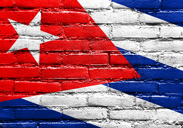 CREDIT: <a href="http://www.shutterstock.com/pic-211937704/stock-photo-cuba-flag-painted-on-brick-wall.html">Shutterstock</a>