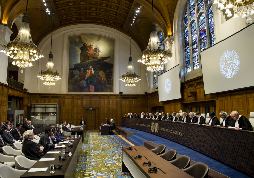 Audience de la Cour internationale de justice. CREDIT : Nations Unies Photo.