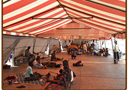 Refugee Camp, Ivory Coast. CREDIT: <a href="http://www.flickr.com/photos/fleshmanpix/5552558271/in/photostream/" target=_blank">Mike Fleshman</a>