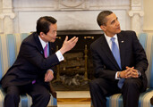 President Obama and Prime Minister Taro <br>Aso of Japan. Credit: <a href="http://www.whitehouse.gov/blog/09/02/24/Welcoming-the-Japanese-PM-to-the-Oval-Office/">White House</a> (<a href="http://creativecommons.org/licenses/by/3.0/deed.en">CC</a>).