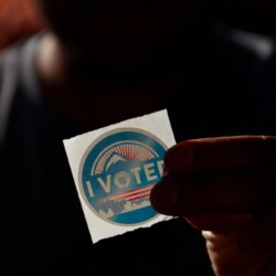 Voting sticker