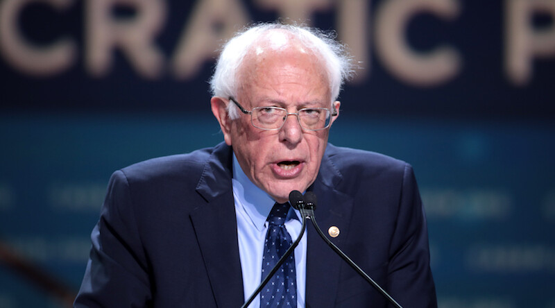 Senator Bernie Sanders at the 2019 California Democratic Party State Convention in San Francisco. CREDIT: <a href="https://flickr.com/photos/gageskidmore/48023053593/">Gage Skidmore</a> <a href="https://creativecommons.org/licenses/by-sa/2.0/">(CC)</a>