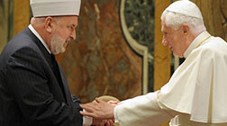 Grand Mufti Mustafa Ceric and Pope Benedict XVI