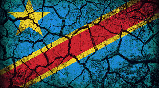 CREDIT: <a href="http://www.shutterstock.com/pic-211680271/stock-photo-democratic-republic-of-the-congo-flag-pattern-on-the-crack-soil-texture-retro-vintage-style.html?src=QHUBjiMusA3-Rt56W9gxhg-1-91" target="_blank">Shutterstock</a>