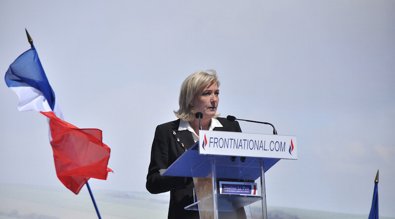 Marine Le Pen, 2012. CREDIT: <a href="https://www.flickr.com/photos/blandinelc/7421296060">Blandine Le Cain</a>  (<a href="https://creativecommons.org/licenses/by/2.0/">CC</a>)
