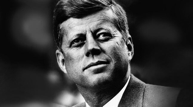 CREDIT: White House Press Office, <a href="http://commons.wikimedia.org/wiki/File:John_F._Kennedy,_White_House_photo_portrait,_looking_up.jpg">Wikimedia Commons</a>