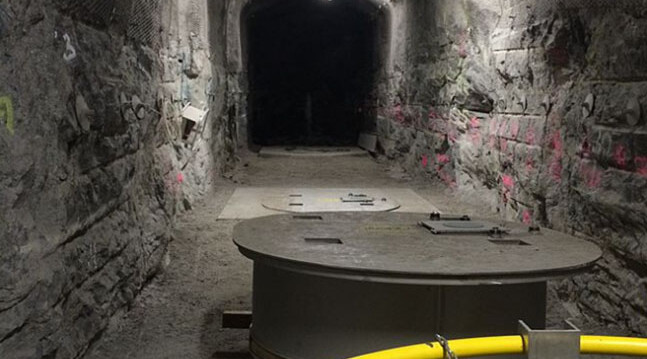 Pilot cave at the Onkalo spent nuclear fuel repository in Finland, the first such respository in the world. Photo via <a href="http://en.wikipedia.org/wiki/Onkalo_spent_nuclear_fuel_repository#mediaviewer/File:Onkalo_2.jpg">Wikipedia</a>