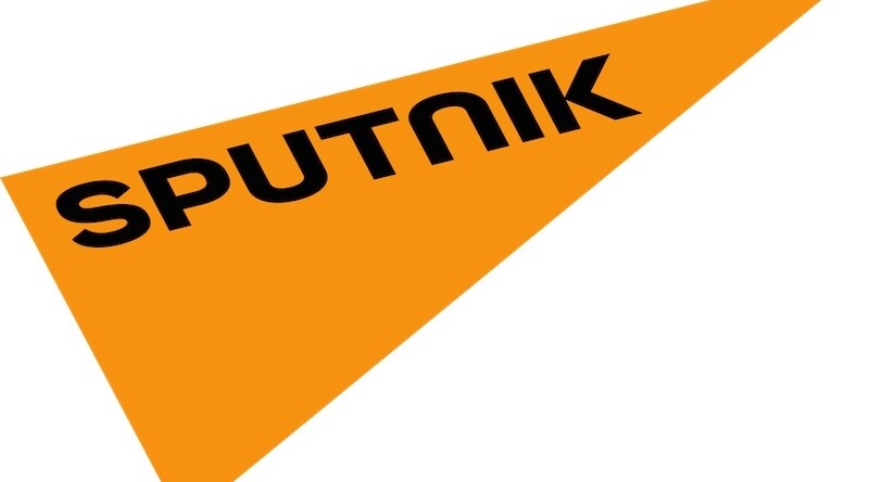 Logo of Sputnik multimedia news agency via <a href="https://commons.wikimedia.org/wiki/File:Sputnik_logo.svg">Wikimedia</a>.
