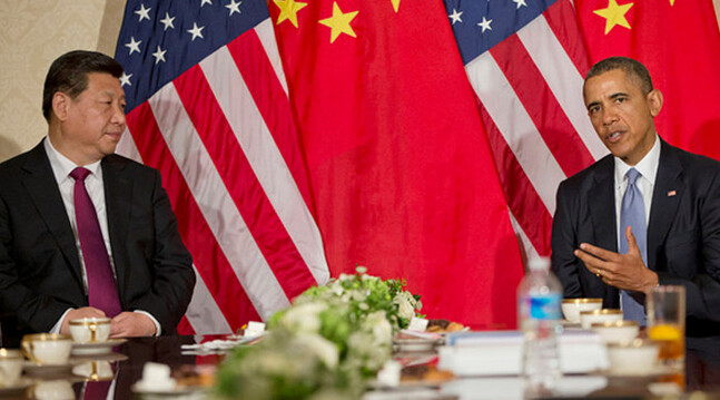 Chinese President Xi Jinping and U.S. President Barack Obama. CREDIT: <a href="http://bit.ly/1FprilC" target="_blank">U.S. Embassy The Hague</a> (<a href="https://creativecommons.org/licenses/by-nc-nd/2.0/" "target="_blank">CC</a>)