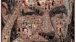 Collage of Julian Assange, by <a href="http://www.flickr.com/photos/artensoft/5305386172/" target=_blank">Artensoft</a>