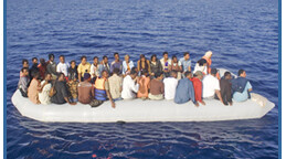 <a href="http://www.unhcr.org/cgi-bin/texis/vtx/asylum?page=gallery&gallery=2&photo=02" target=_blank>UNHCR / A. Di Loreto / July 2007.</a> Refugees Risk<br />Their Lives Traveling from Africa to Europe