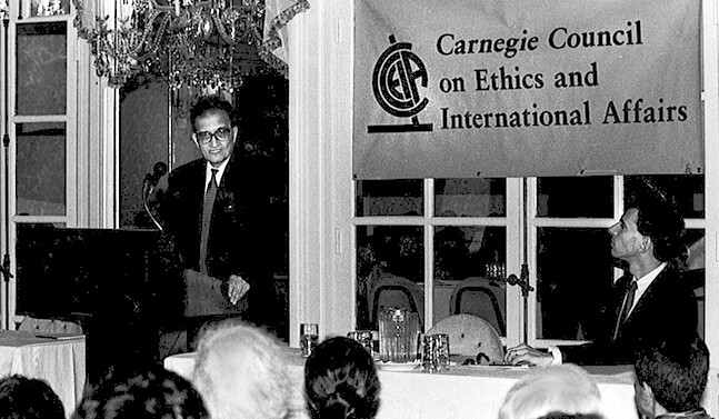 Amartya Sen, Morgenthau Memorial Lecture, 1997