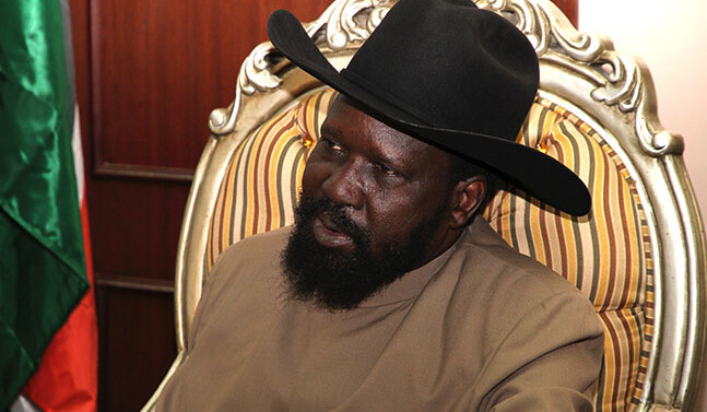 South Sudanese President Salva Kiir. CREDIT: <a href="http://www.flickr.com/photos/thespeakernews/15537268219" target="_blank">Day Donaldson</a>