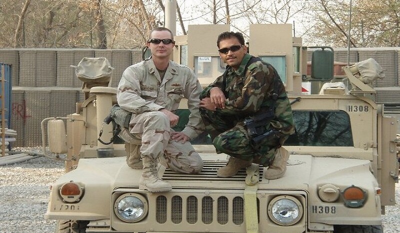 U.S. Soldier with Afghan-American interpreter in Jalalabad, Afghanistan. CREDIT: U.S. Armed Forces via <a href="https://commons.wikimedia.org/wiki/File:U.S._Soldier_with_an_Afghan_American_interpreter.jpg">Wikimedia Commons</a>