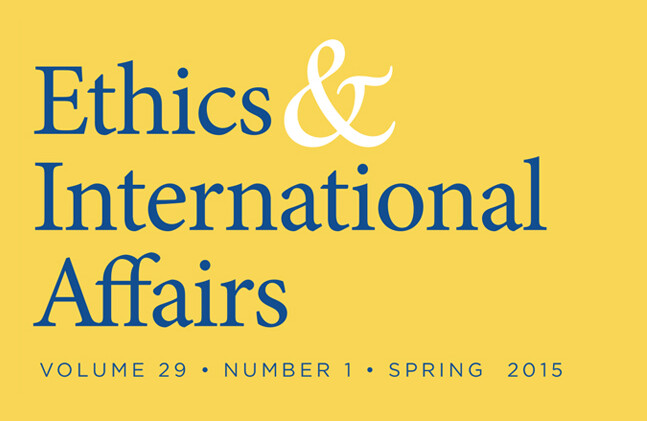 "Ética y asuntos internacionales" Número de primavera de 2015