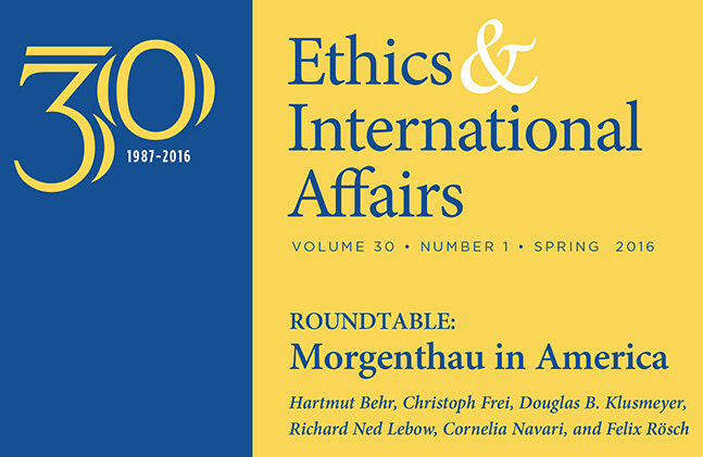 "Ethics & International Affairs" Spring Issue