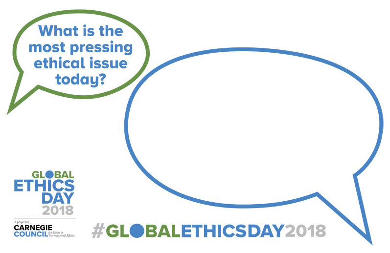One of the Global Ethics Day downloadable posters available on <a href="https://globalethicsday.org/">globalethicsday.org</a>.