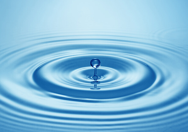 Blue Water Drop via Shuttstock