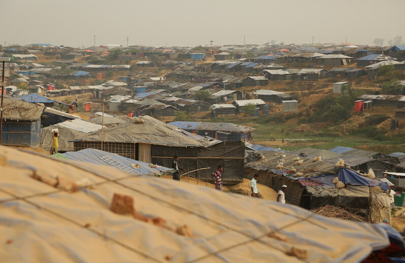Kutupalong refugee camp near Cox's Bazar, Bangladesh. November 2017. CREDIT: <a href="https://www.flickr.com/photos/dfid/37930256914">UK Department for International Development</a> <a href="https://creativecommons.org/licenses/by/2.0/">(CC)</a>