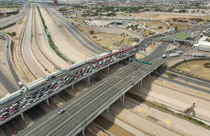 Bridge of the Americas (El Paso–Ciudad Juárez), June 2016. CREDIT: <a href="https://www.flickr.com/photos/54593278@N03/27793302444">U.S. Customs and Border Protection/Public Domain</a>