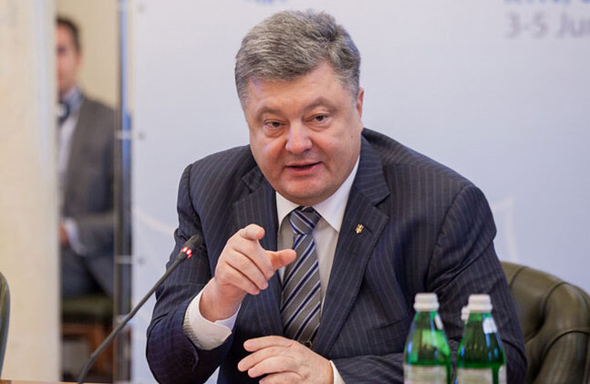 Ukrainian President Petro Poroshenko. CREDIT: <a href="https://www.flickr.com/photos/134562672@N08/27544317025">Julia Berezovska/Press office NBU</a> <a href="https://creativecommons.org/licenses/by-nc-nd/2.0/">(CC)</a>