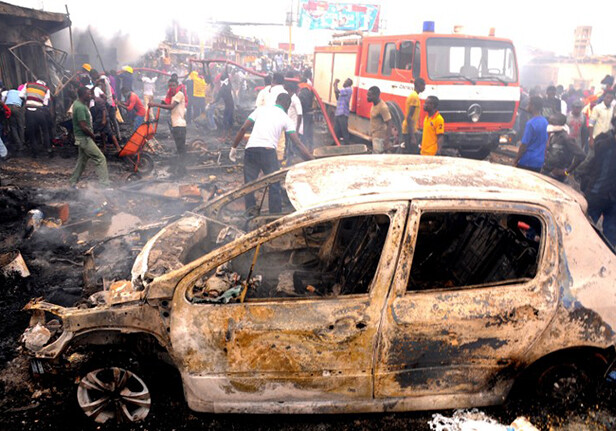 The aftermath of a Boko Haram bombing in Jos, Nigeria, in May, 2014. CREDIT: <a href="http://www.flickr.com/photos/89374726@N02/14237725034"> Diariocritico de Venezuela</a> <a href="https://creativecommons.org/licenses/by/2.0/">(CC)</a>