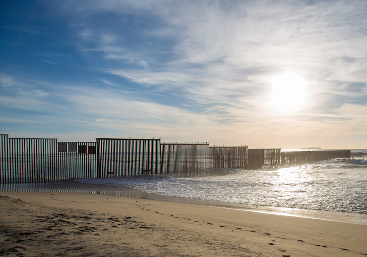 U.S./Mexico border at Border Field State Park/Imperial Beach, San Diego, California, 2014. CREDIT: <a href="https://www.flickr.com/photos/diversey/15999598736">Tony Webster</a> <a href="https://creativecommons.org/licenses/by/2.0/">(CC)</a>