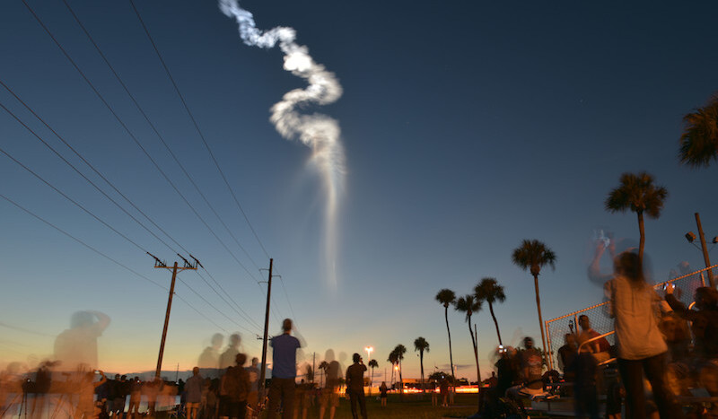 Launch of Atlas V carrying the Fifth Advanced Extremely High Frequency satellite, Cape Canaveral, Florida, August 2019. <br>CREDIT: <a href="https://www.af.mil/News/Article-Display/Article/1932132/mobility-airmen-play-key-role-in-successful-satellite-launch/">U.S. Air Force photo by Airman 1st Class Dalton Williams</a>