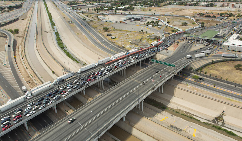 Bridge of the Americas (El Paso–Ciudad Juárez), June 2016. CREDIT: <a href="https://www.flickr.com/photos/54593278@N03/27793302444">U.S. Customs and Border Protection/Public Domain</a>