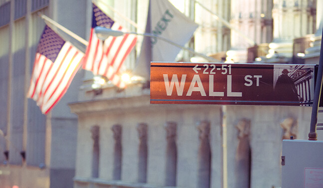 CREDIT: <a href="http://www.shutterstock.com/pic-133513469/stock-photo-wall-street-sign-with-american-flags-and-new-york-stock-exchange-in-the-background.html">Shutterstock</a>