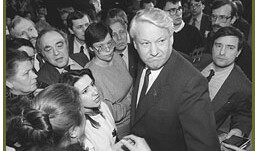 Boris Yeltsin in Moscow 1989.<br>Credit: <a href="http://commons.wikimedia.org/wiki/File:Boris_Yeltsin_1_February_1989-1.jpg" target="_blank">Wikimedia Commons</a>